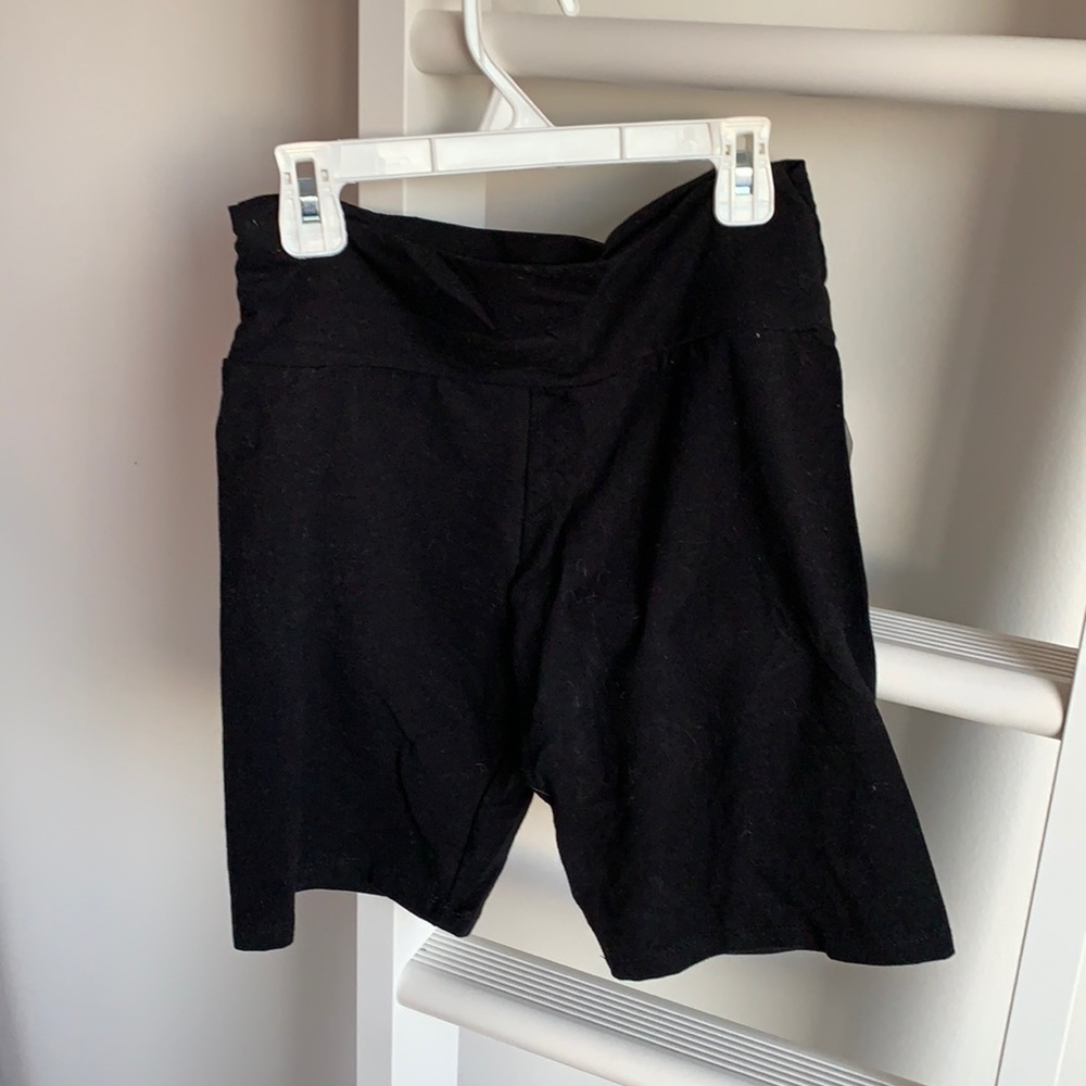 Black biker shorts
